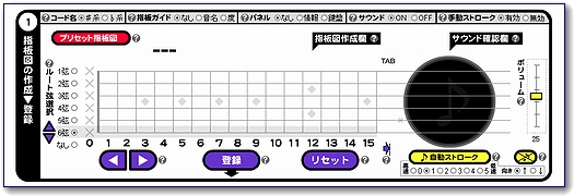 ギターコード指板図くん